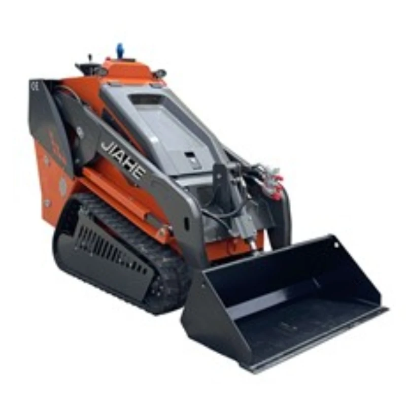 Walk Behind Diesel Crawler Mini Skid Steer Loader